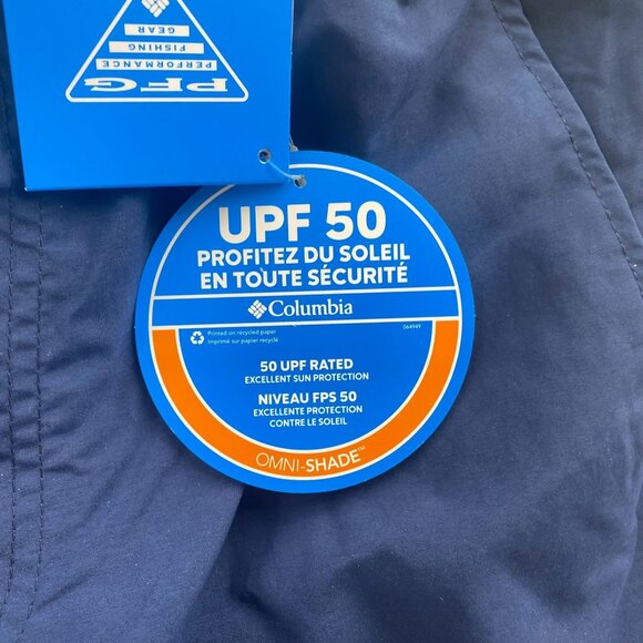 NWT Columbia Men's Activewear Shorts Medium 8" Back Cast III Upf 50 Swimwear - Picture 11 of 16